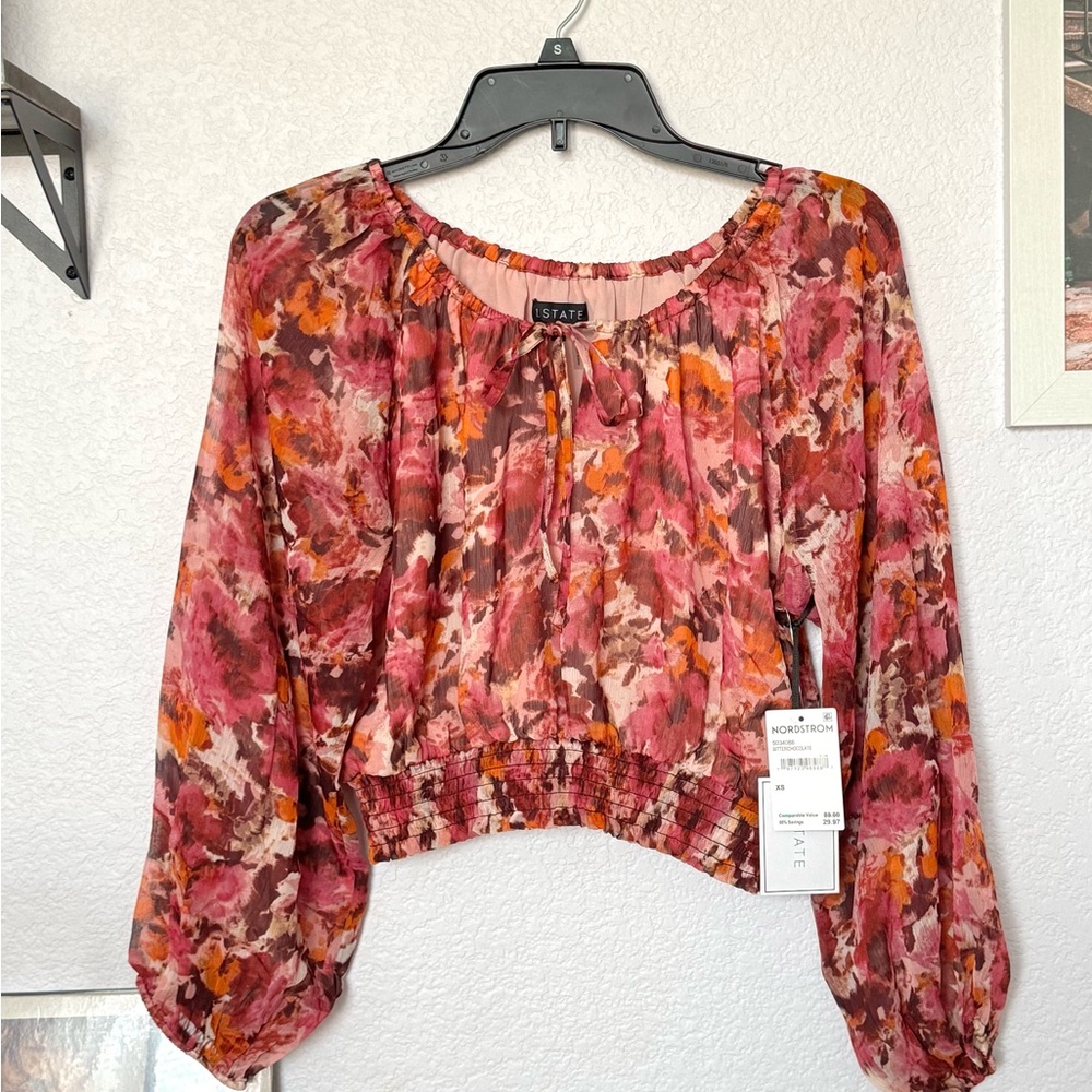 NWT floral blouse